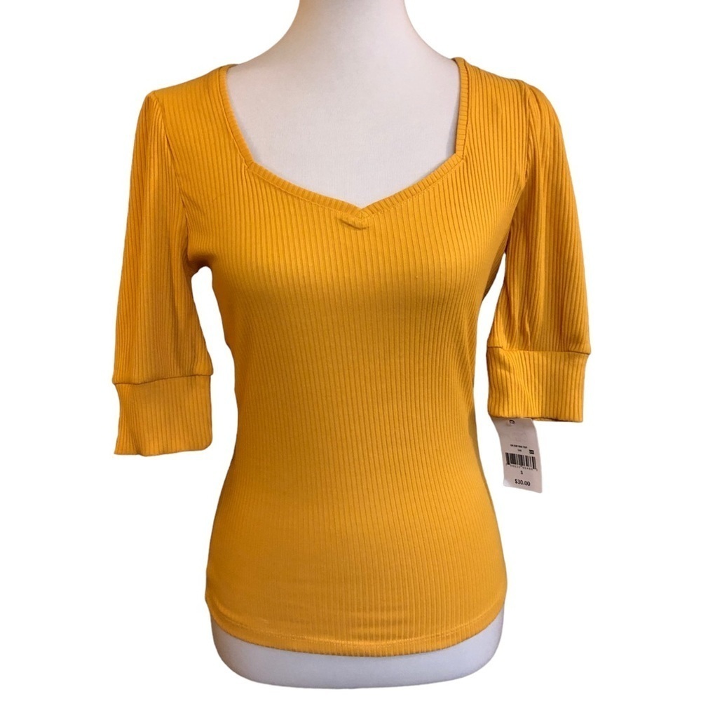 Golden Yellow Top NWT